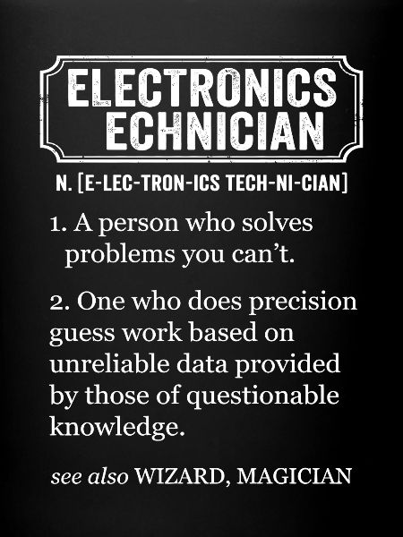 Electronics Technician Funny Definition