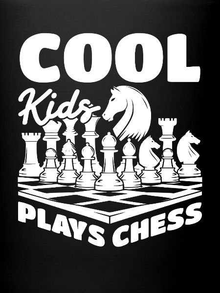 Cool kids playing chess