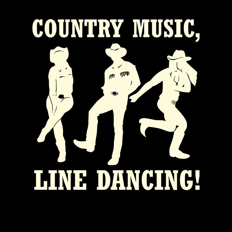Country Line Dancing Silhouetten