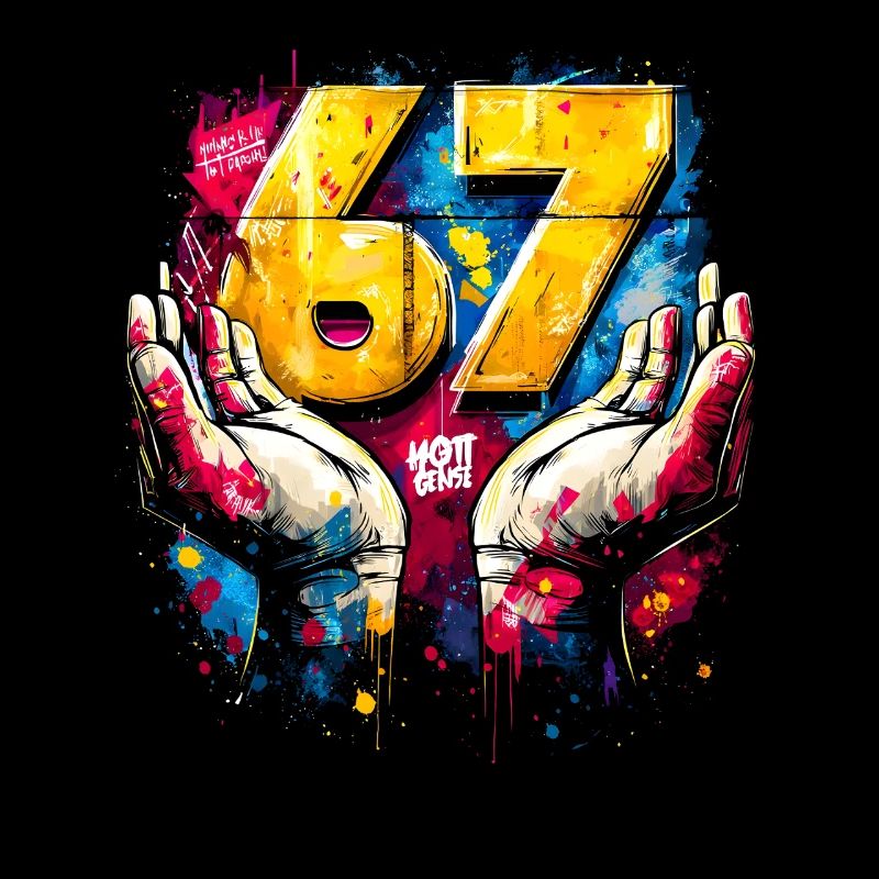 6 7 Mème du graffiti