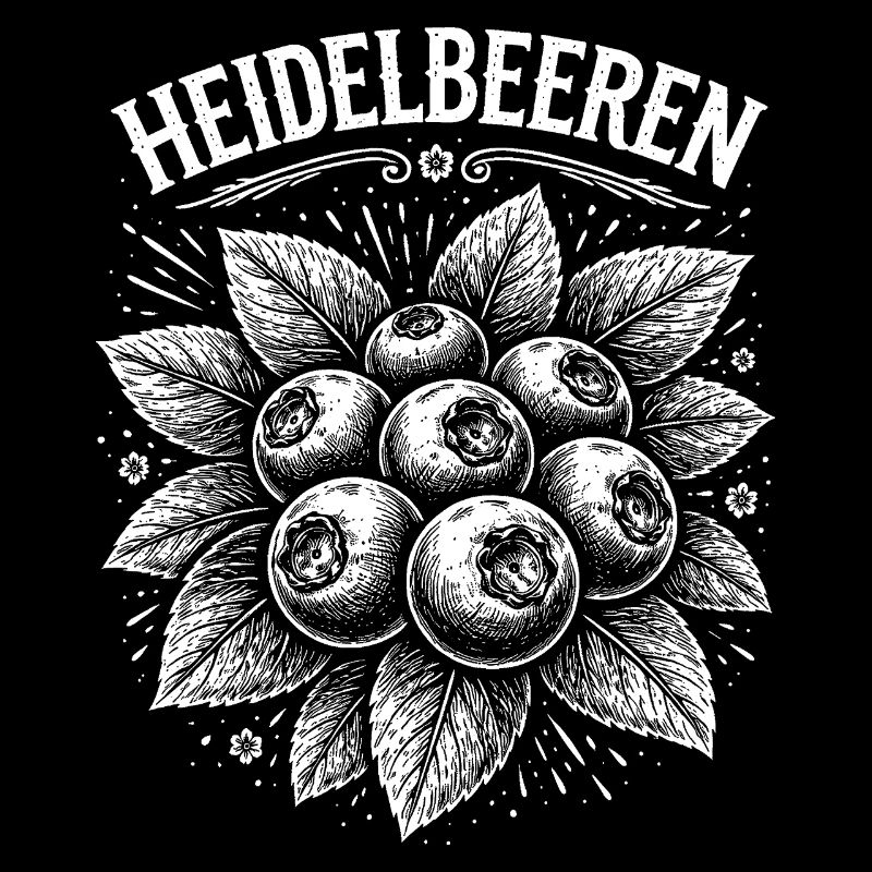 Blueberries Illustration