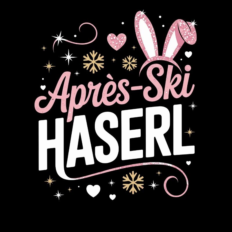 Après-ski bunny hut fun Skier ski bunny