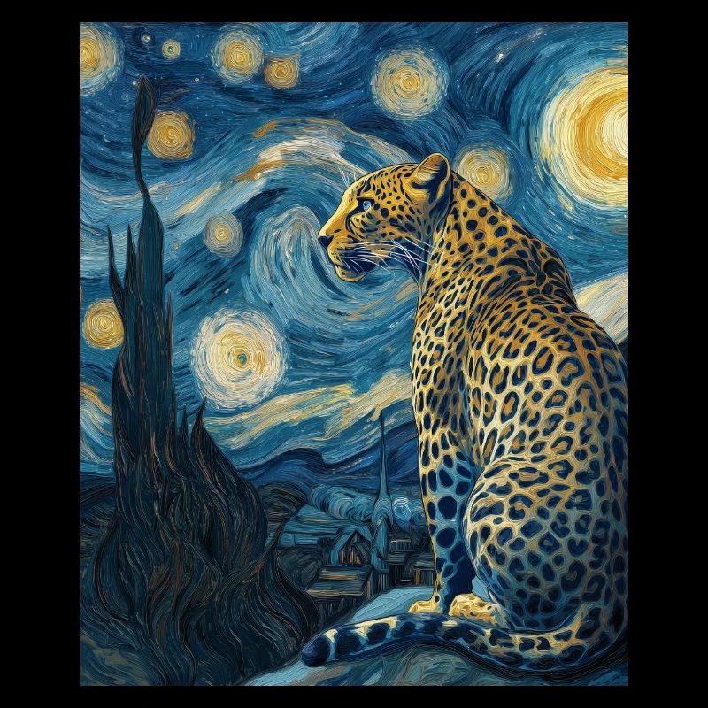 Léopard Van Gogh