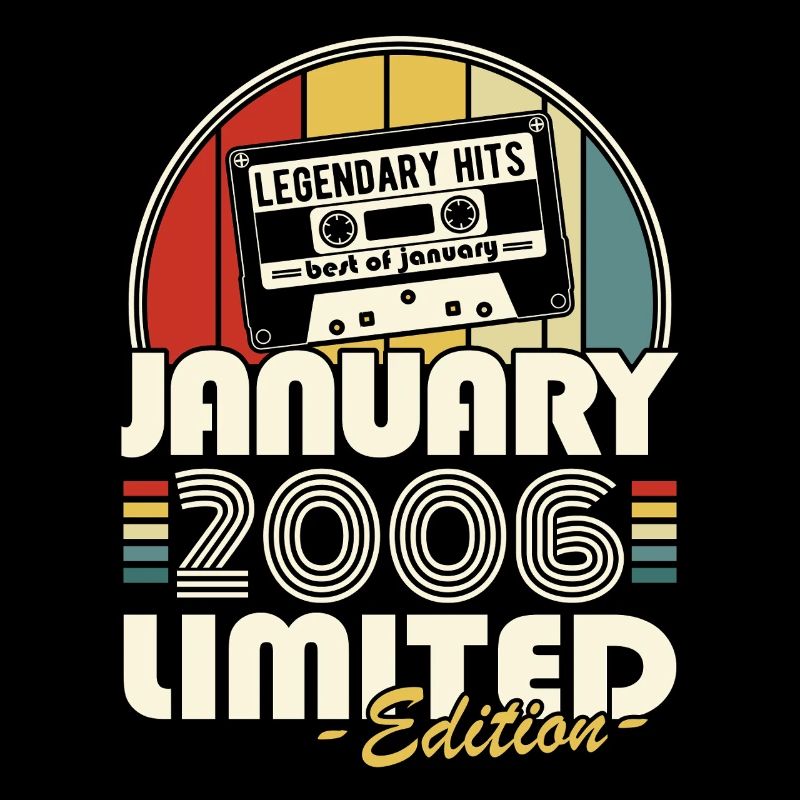 Retro-Geburtstagsgeschenk im Januar 2006