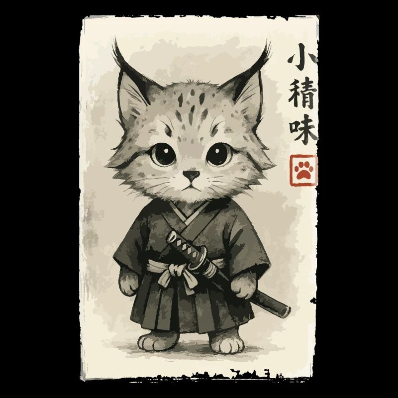 Katzen Samurai 