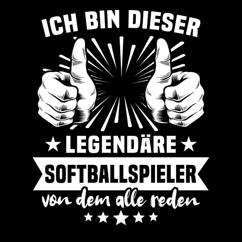 Softball Player Legend