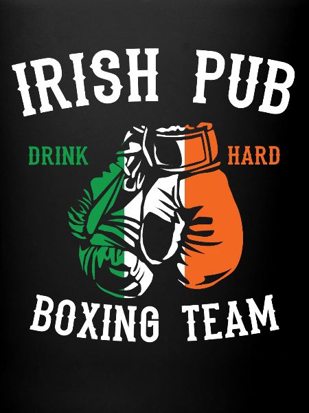 Irisches Pub-Boxteam