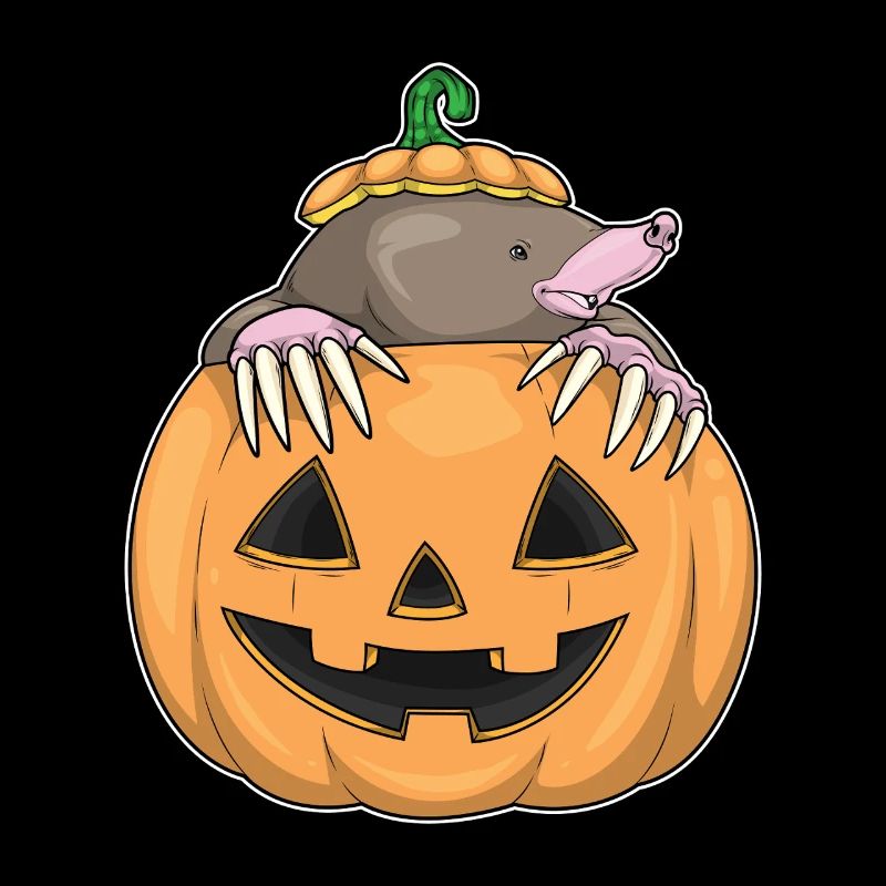 Mole Halloween Pumpkin