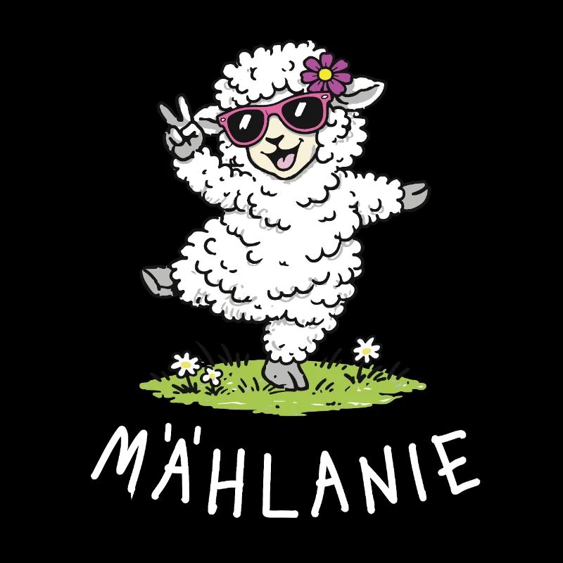 Mählanie – Funny Pun Sheep Melanie Name