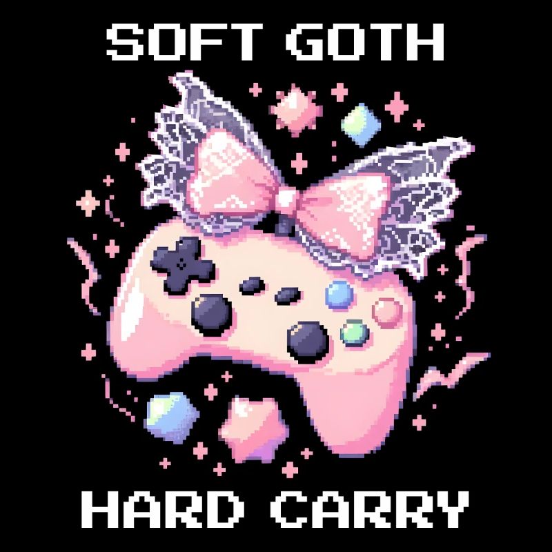 Hard Carry Goth Doux | Sombre et mignon
