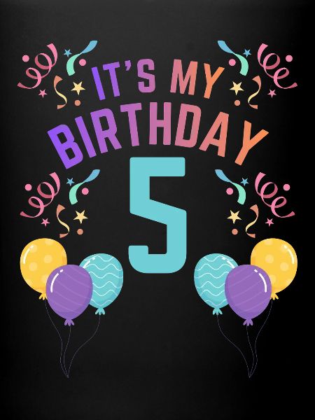 5 år pige Det er min fødselsdag Børn fødselsdag