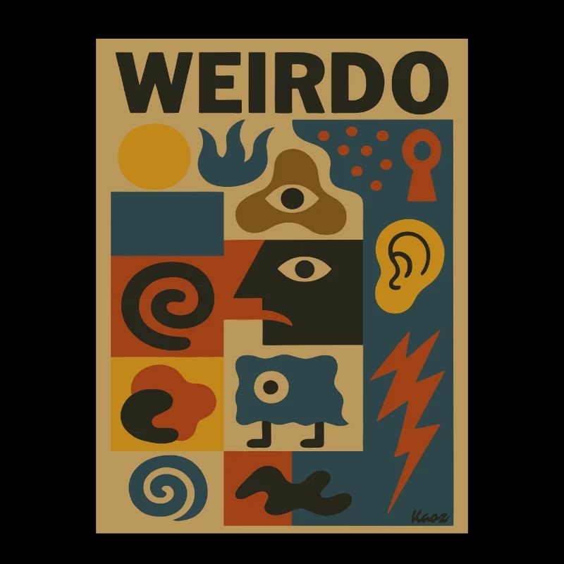 Weirdo Kaleidoscope Pattern