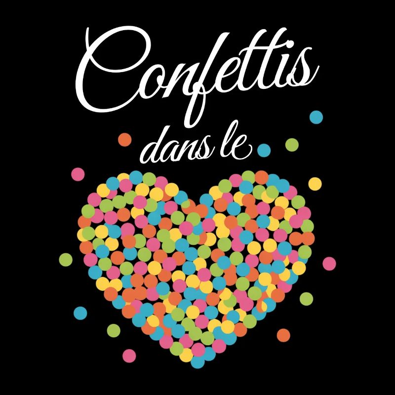 Festive Confetti Heart
