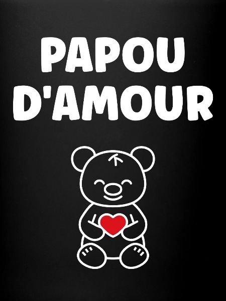 Papou d'Amour Ourson Coeur