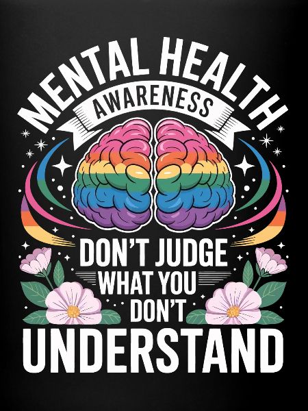 Mental Health Rainbow Brain