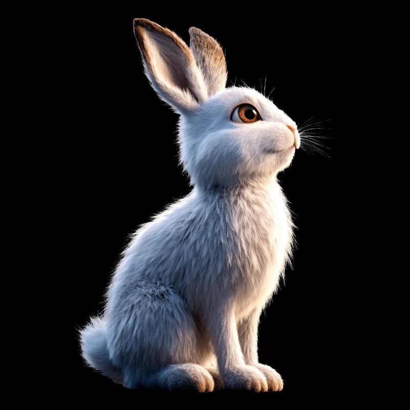 Mountain Rabbit Arctic Hare Albino Rabbit White Rabbit