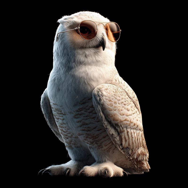 Schneeeule Weiße Eule Kauz Uhu Owl Schnee Eulen