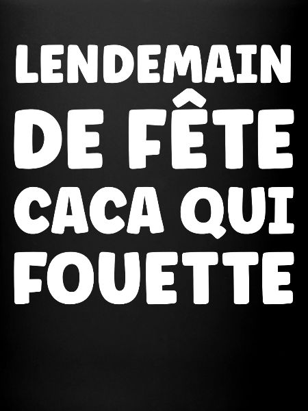 Lettrage audacieux après fête