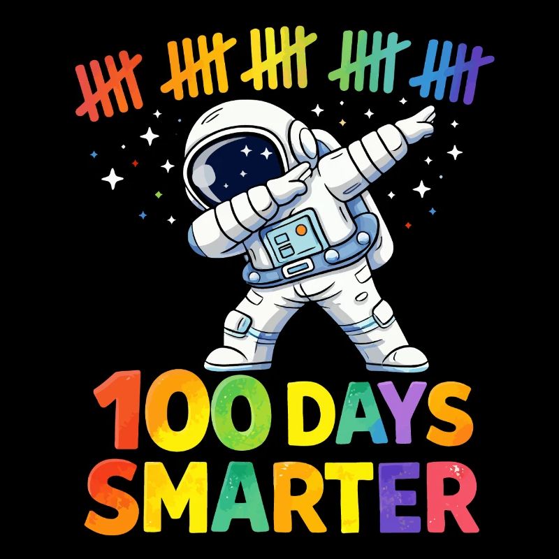 Astronaut 100 days smarter