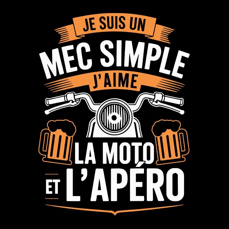 I'm a simple guy, I like motorcycling and aperitifs