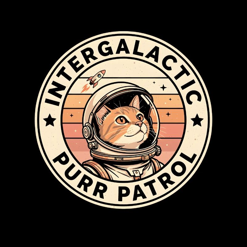 Intergalactic Purr Patrol | Space Cat