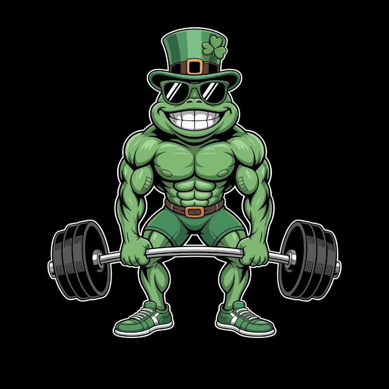 Leprechaun Frog Strength Training