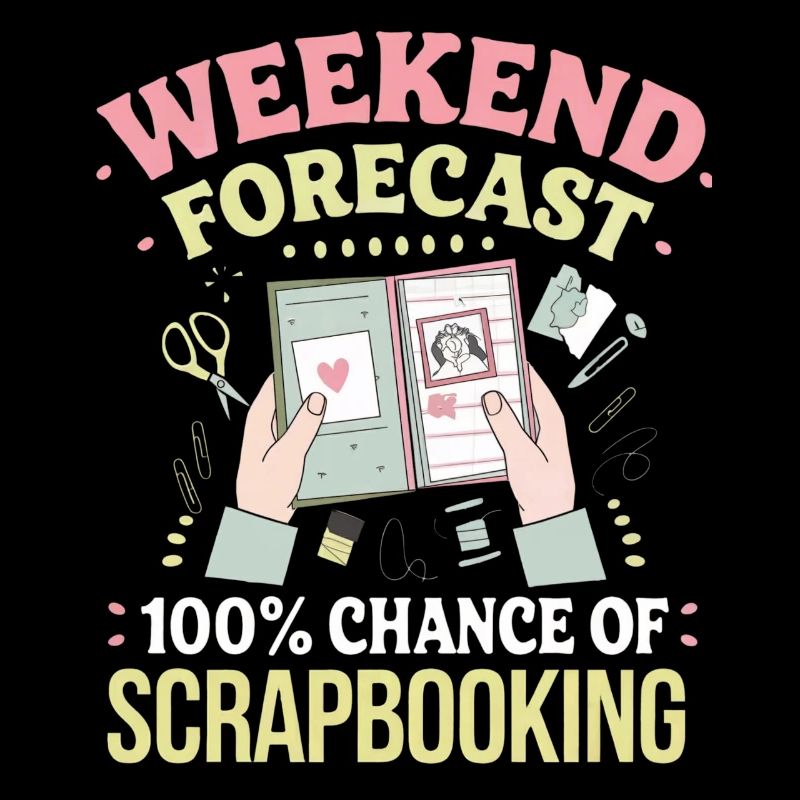 Wochenende Scrapbooking Vorhersage