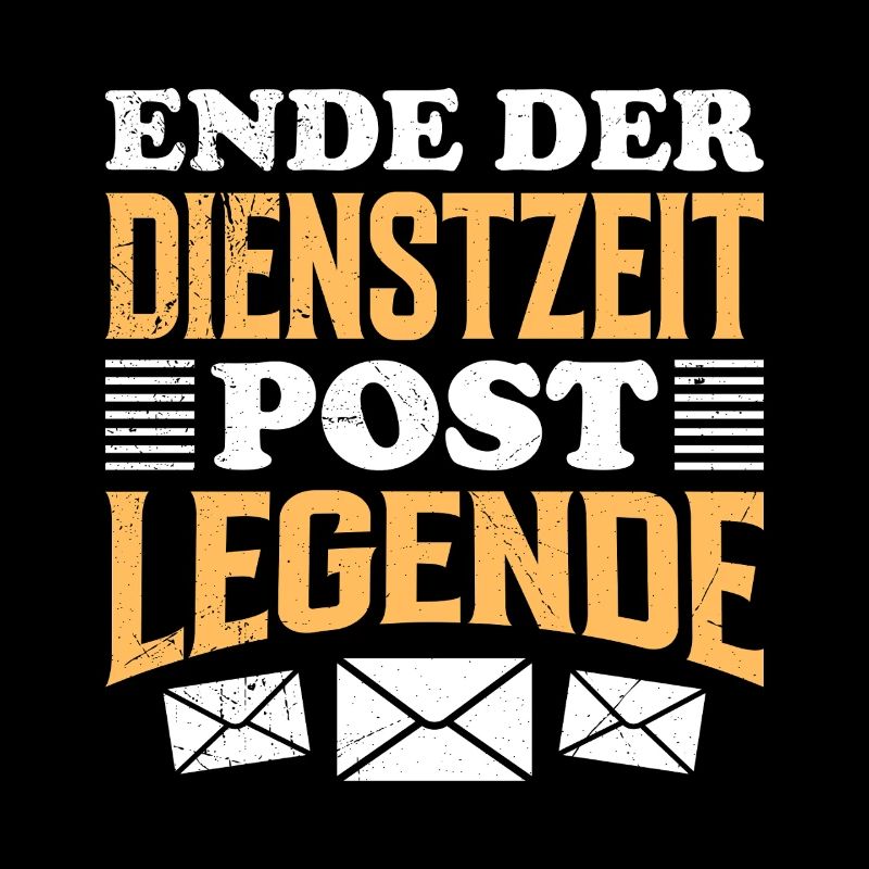 FACTEUR LÉGENDE POSTALE DE FIN DE SERVICE