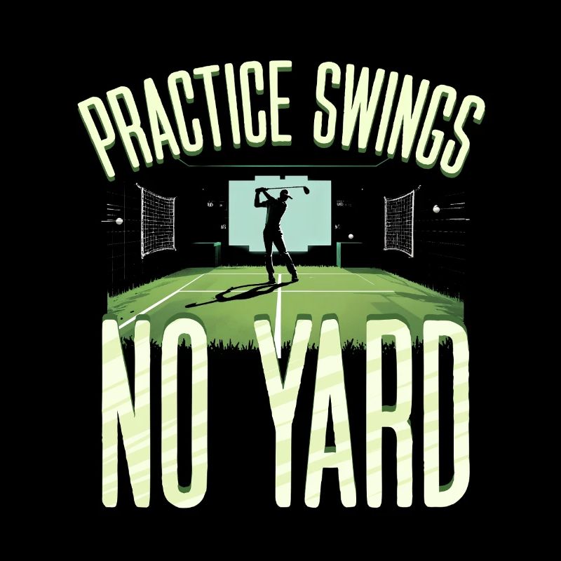 Golfsimulator Practice Swings No Yard