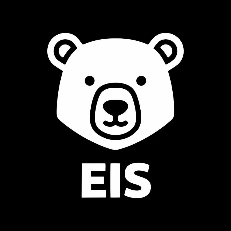 Eisbär Kopf Minimallogo
