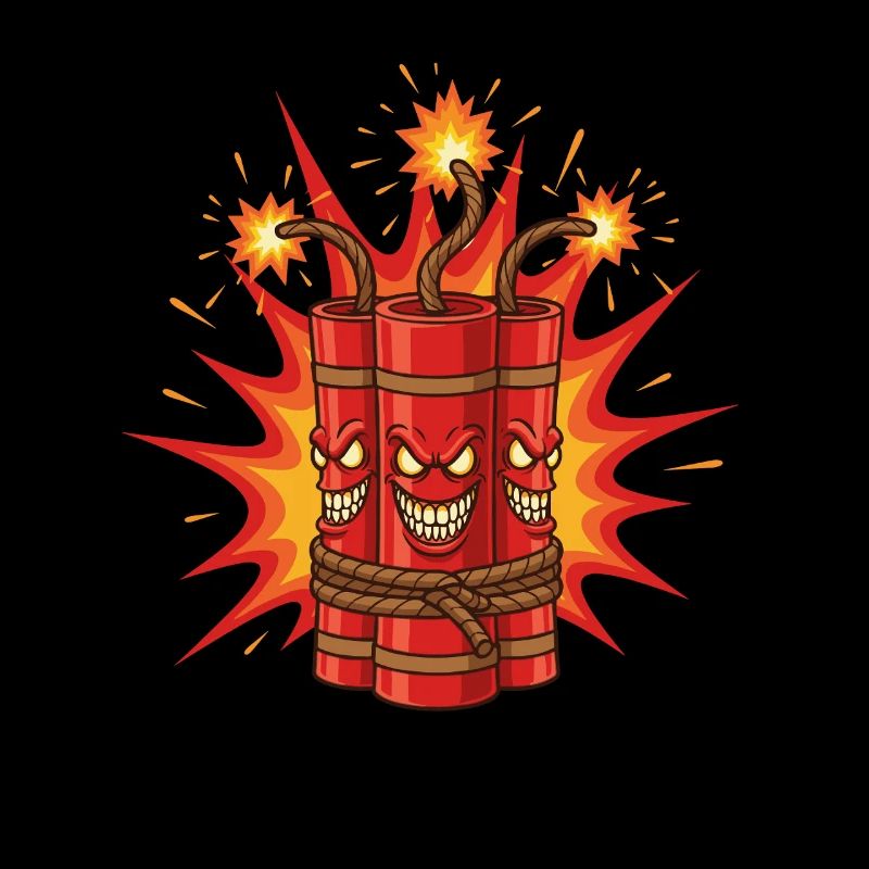 Exploding Dynamite Art