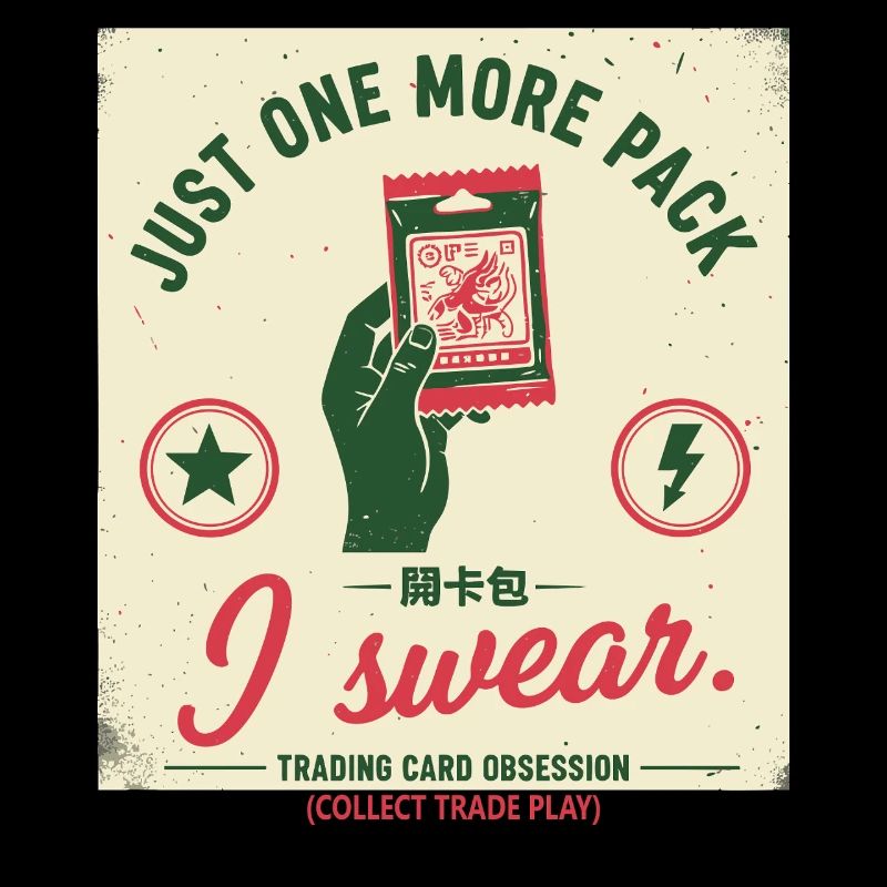 Nur noch ein Pack, ich schwöre, Sammelkarten-Obsession