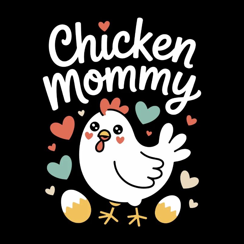 Chicken Mommy Hühner Mom Bäuerin Muttertag Huhn