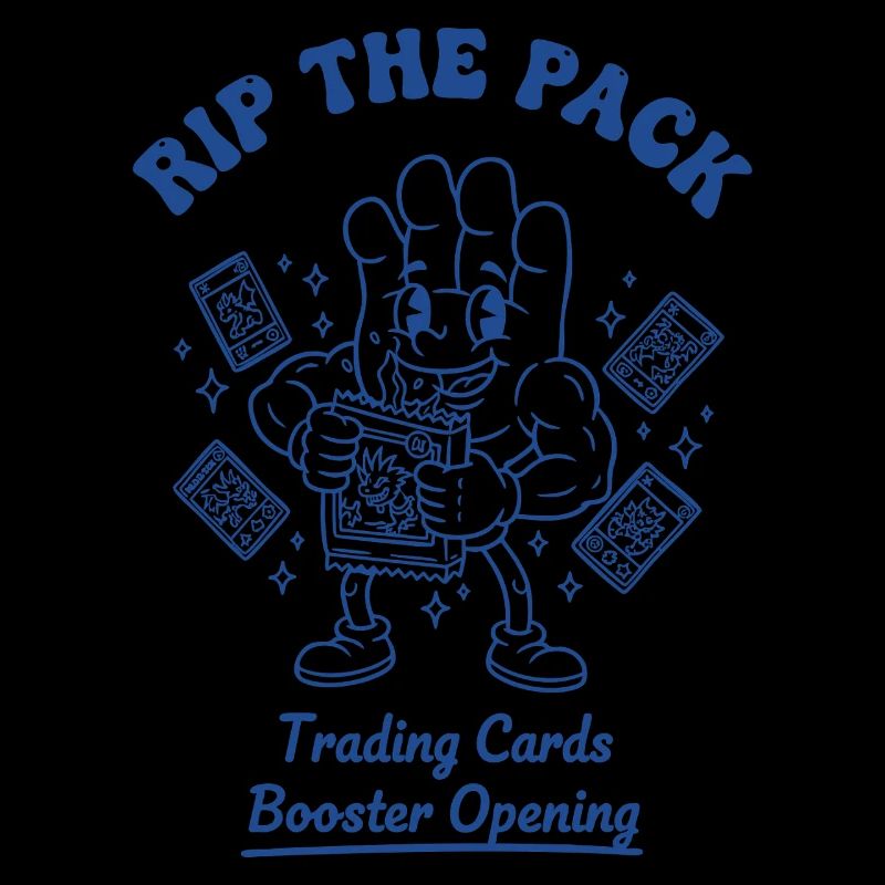 Ouverture du booster de cartes à collectionner Rip The Pack