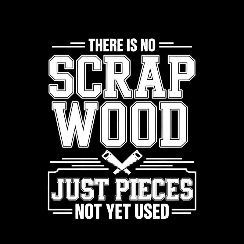 Pas de bois de récupération, juste des morceaux pas encore utilisés