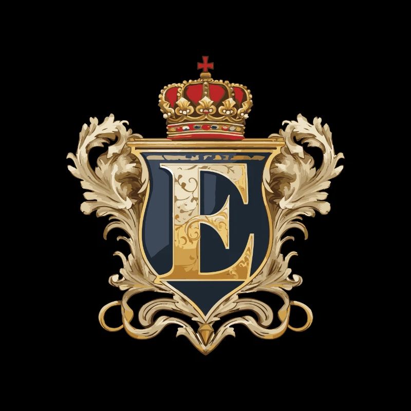 E Letter Name Crown