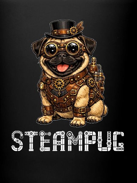 Steampug Steampunk Pug Mops