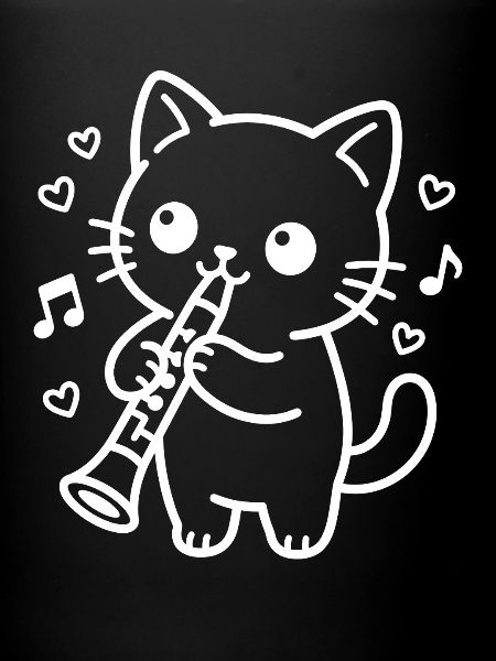 Clarinette Kawaii Cat