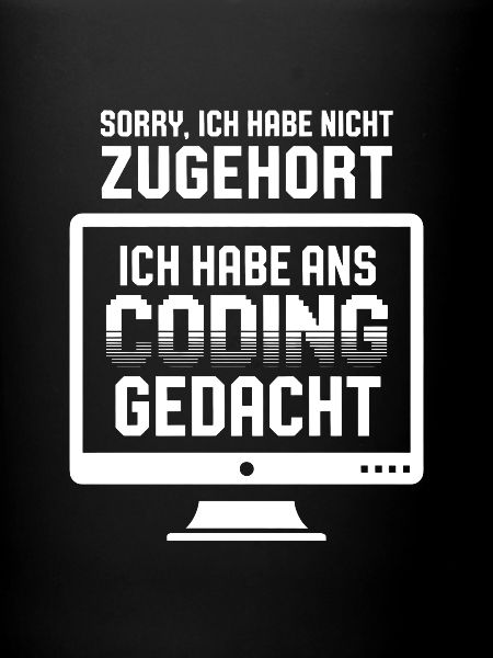 Coding Gedanke statt Zuhören