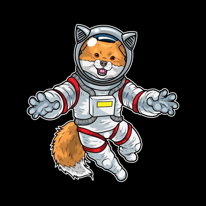 Fox Astronaut Space