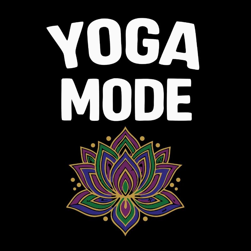 Yoga Mode On Lotusblüte