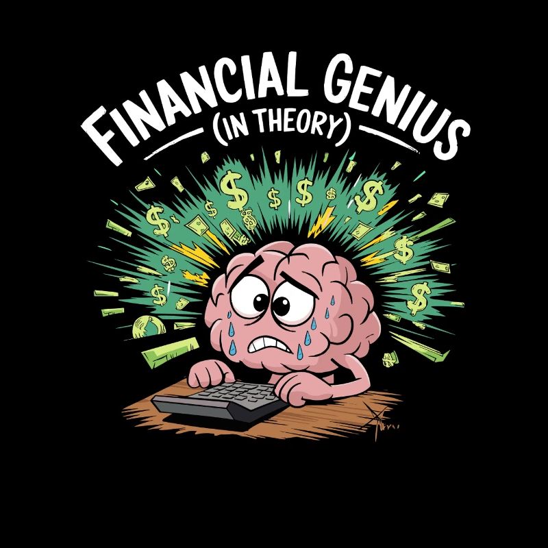 Financial Genius In Theory Funny Stressed