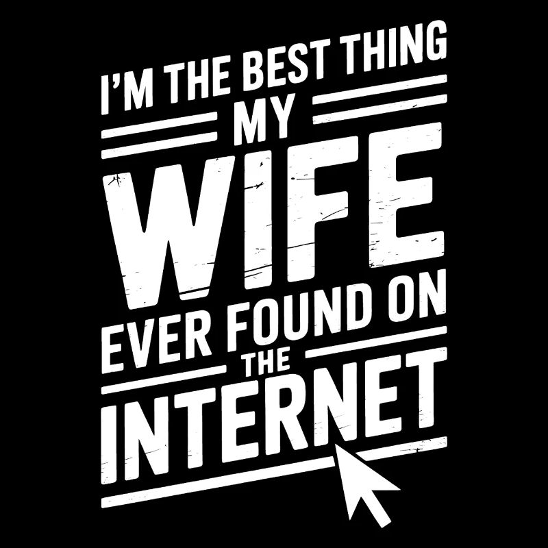 Ehemann Wife Internet Sprüche: Lustiges Geschenk