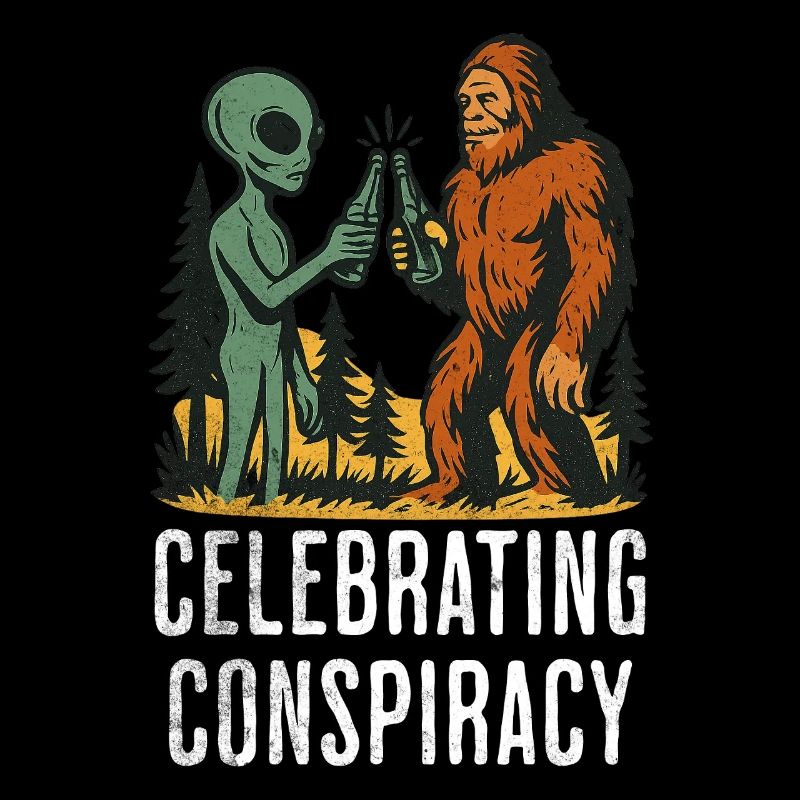 Alien Bigfoot UFO Sasquatch Believers Spaceship