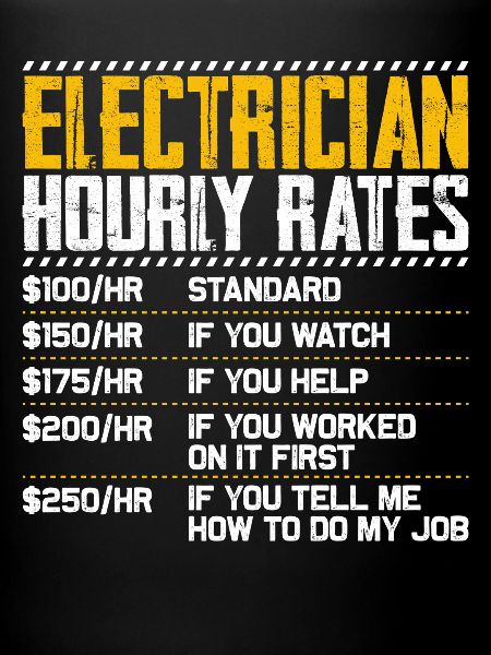 Humour horaire d’électricien