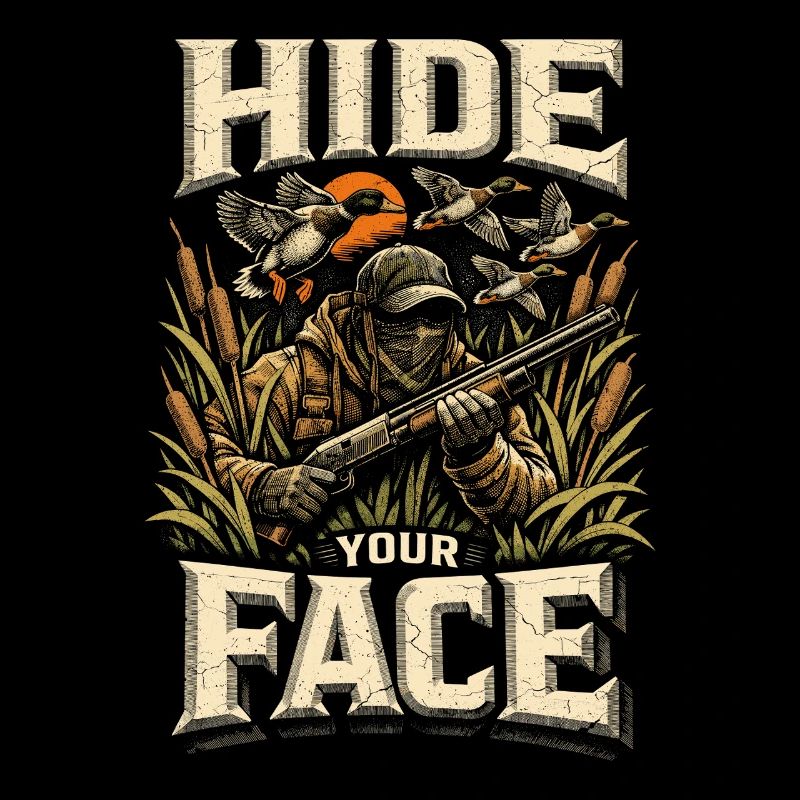 Chasse aux canards Cache ton visage