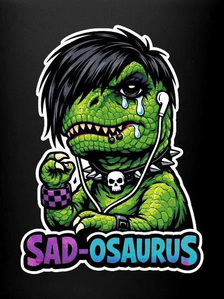 Dinosaure emo, Dino triste, Émotif