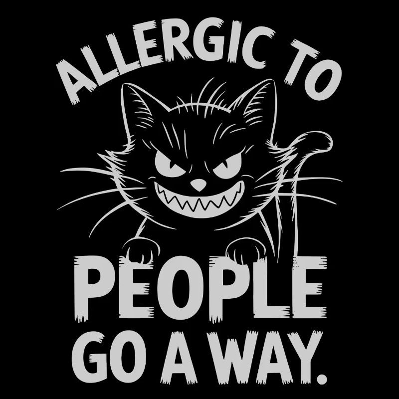 Katze allergisch gegen Menschen, lustig