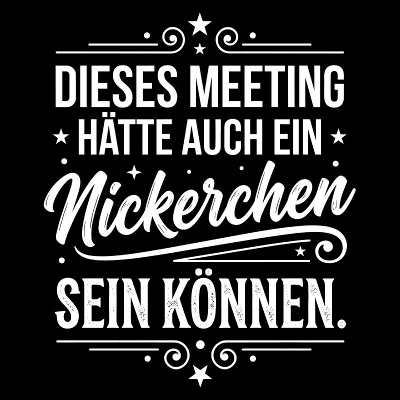 Meeting hätte ein Nickerchen sein können