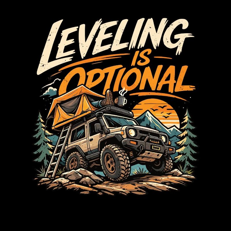 Le leveling est optionnel – Aventure de camping tout-terrain